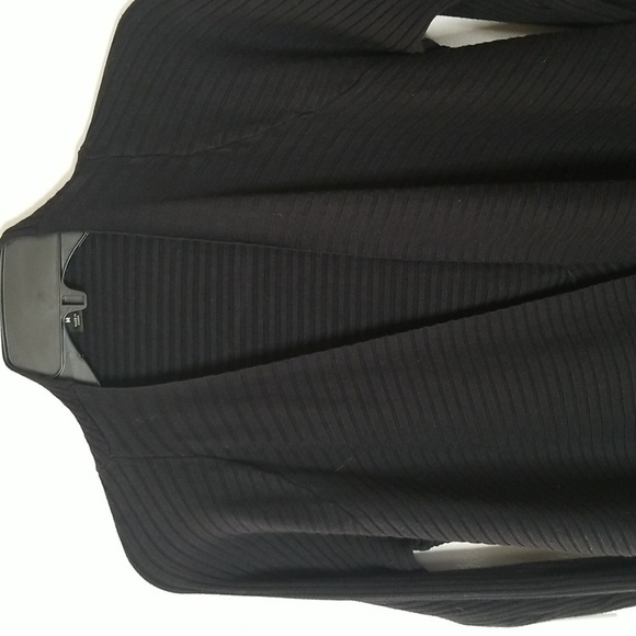 Worthington womens open front sweater black - Picture 2 of 7